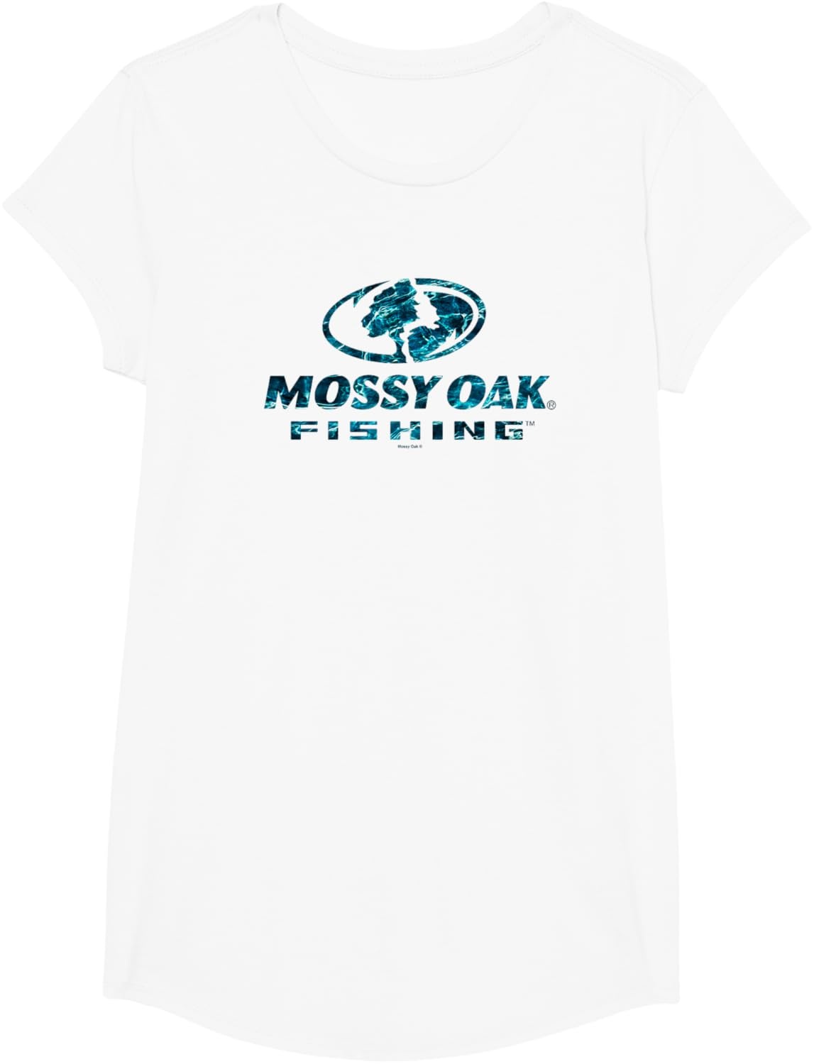 image:imageMossy Oak Fishing Open Water Classic Blue Logo V2 TShirtWhite