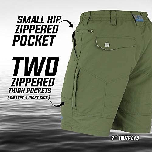 image:imageMossy Oak XTR Fishing Shorts for Men Quick Dry Mens Hiking ShortsAnthracite