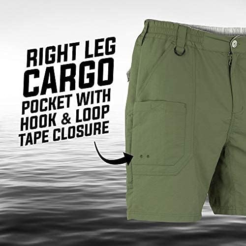 image:imageMossy Oak XTR Fishing Shorts for Men Quick Dry Mens Hiking ShortsAnthracite