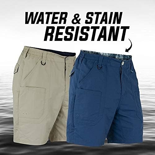 image:imageMossy Oak XTR Fishing Shorts for Men Quick Dry Mens Hiking ShortsAnthracite