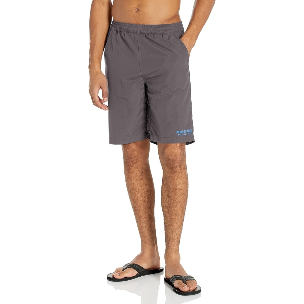 image:imageMossy Oak Mens Fishing Shorts for Men Swim TrunksCharcoal