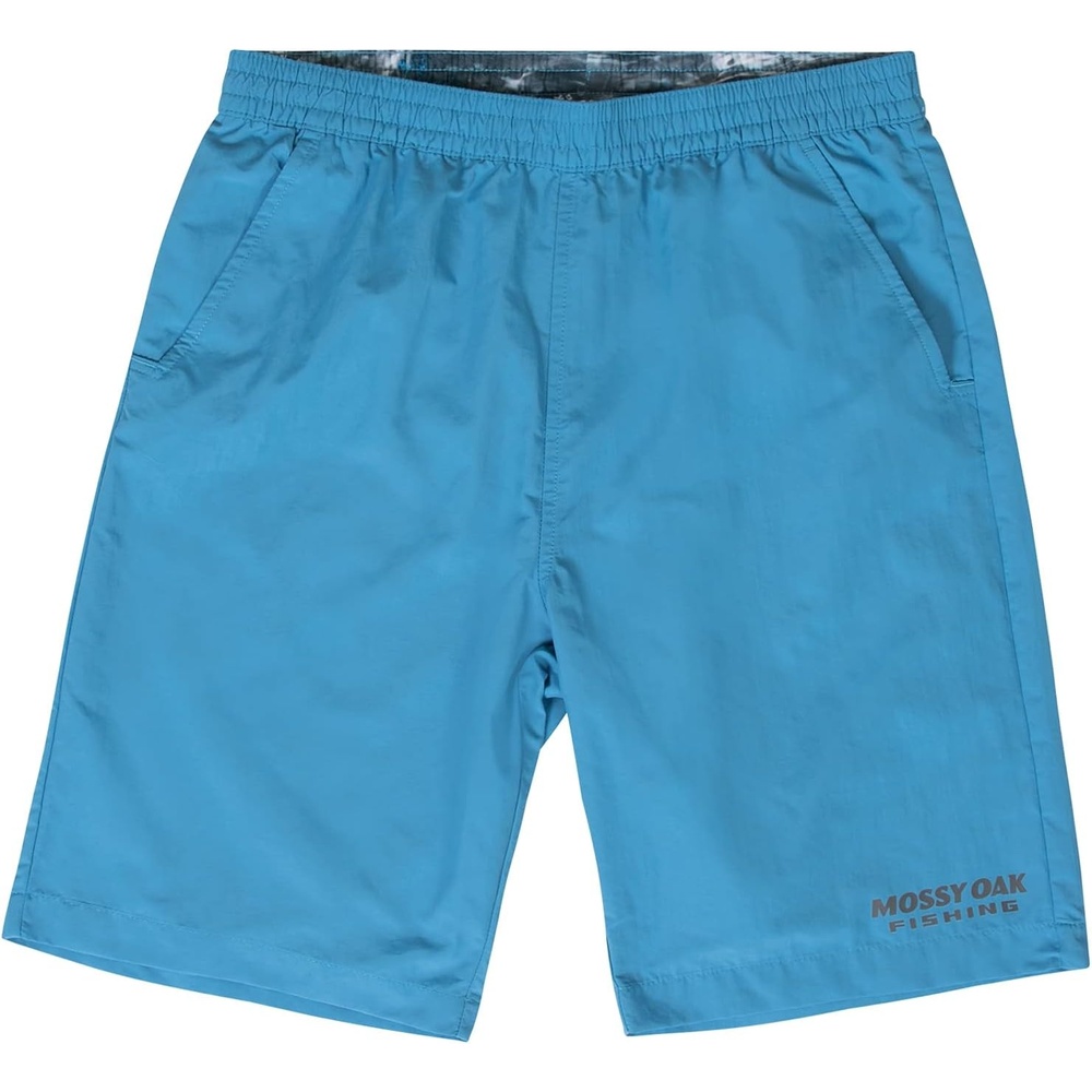 image:imageMossy Oak Mens Fishing Shorts for Men Swim TrunksFishing Blue