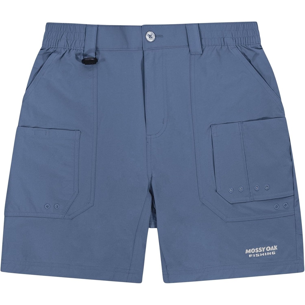 image:imageMossy Oak XTR Fishing Shorts for Men Quick Dry Mens Hiking ShortsBluefin