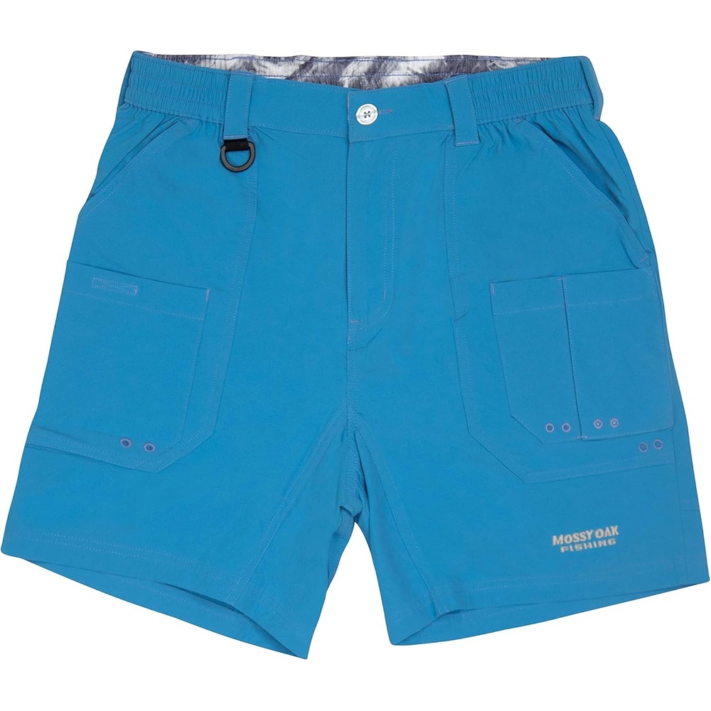 image:imageMossy Oak XTR Fishing Shorts for Men Quick Dry Mens Hiking ShortsMo Blue