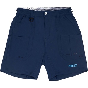 Mossy Oak XTR Fishing Shorts for Men Quick Dry, Mens Hiking Shorts(Navy)
