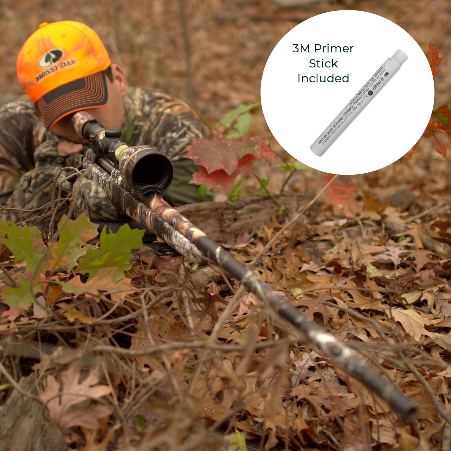 image:imageHunter Mossy Oak Gun Camo Kit Gun Skin Scope Skin Primer StickBlaze Orange