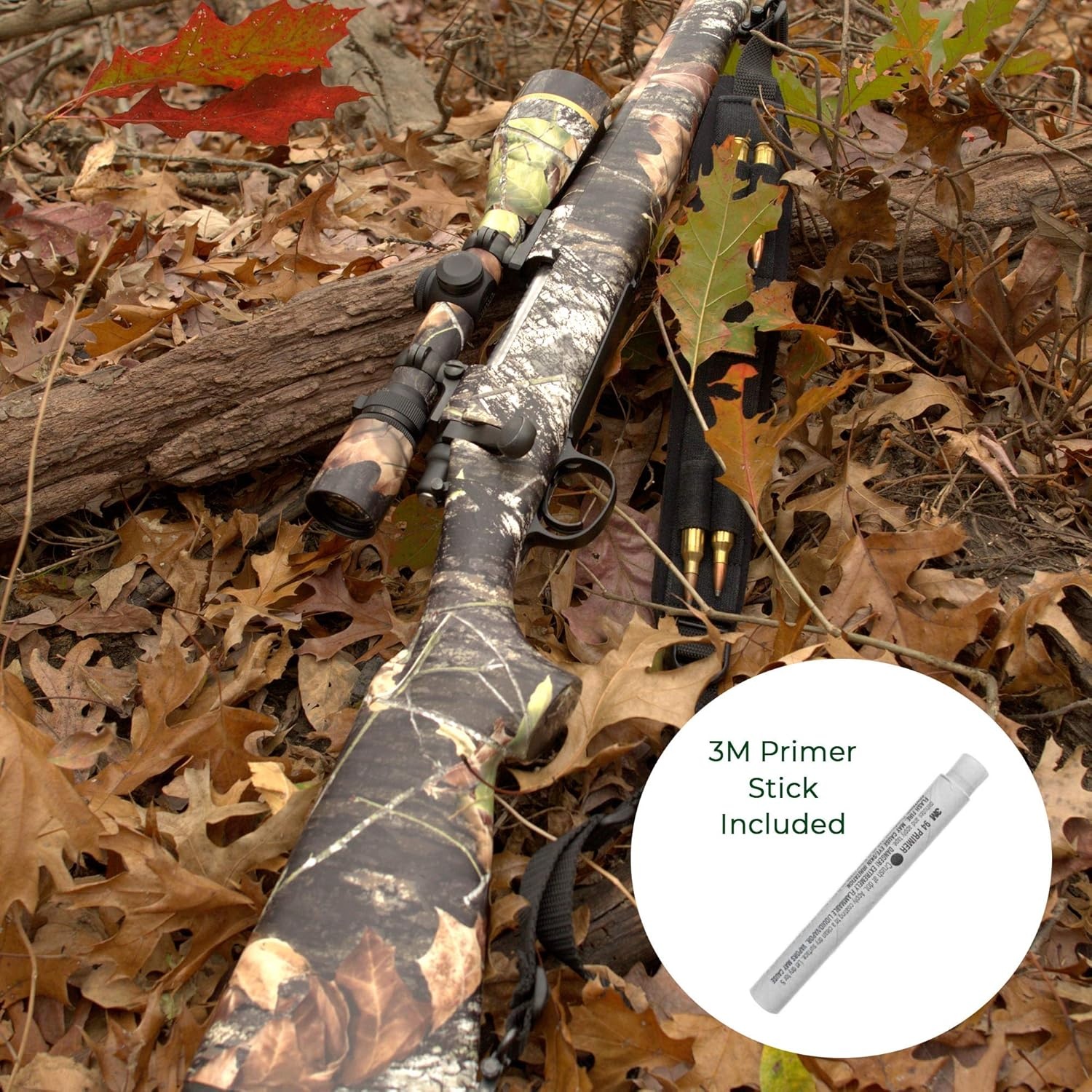image:imageHunter Mossy Oak Gun Camo Kit Gun Skin Scope Skin Primer StickCamouflage Treestand pattern