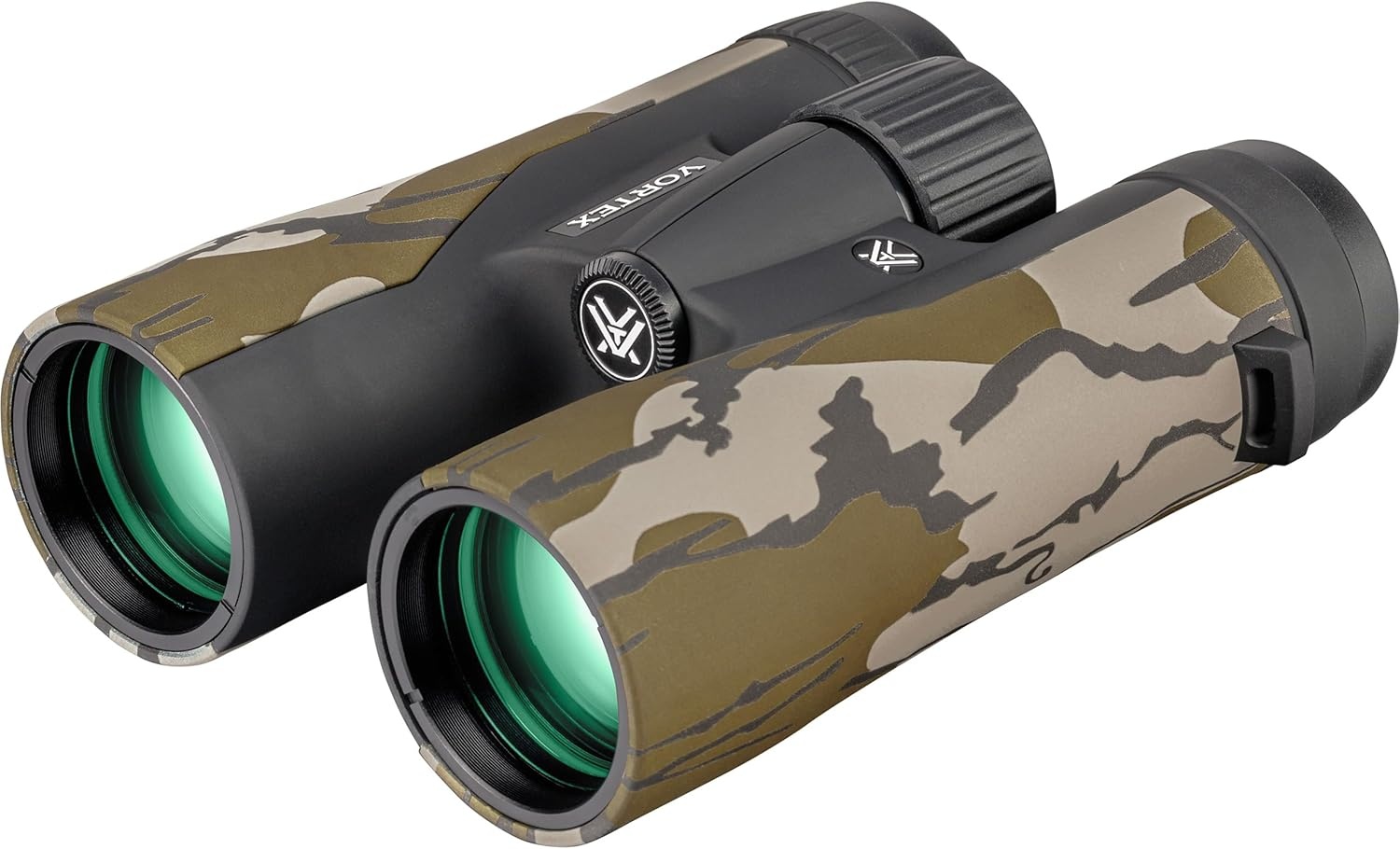 image:imageVortex Crossfire HD 10x42 Binoculars Mossy Oak Bottomland HD Optical System Tripod Adaptable Rubber Armor Waterproof Fogproof Shockproof Included GlassPak Unlimited Unconditional WarrantyMossy Oak Bottomland