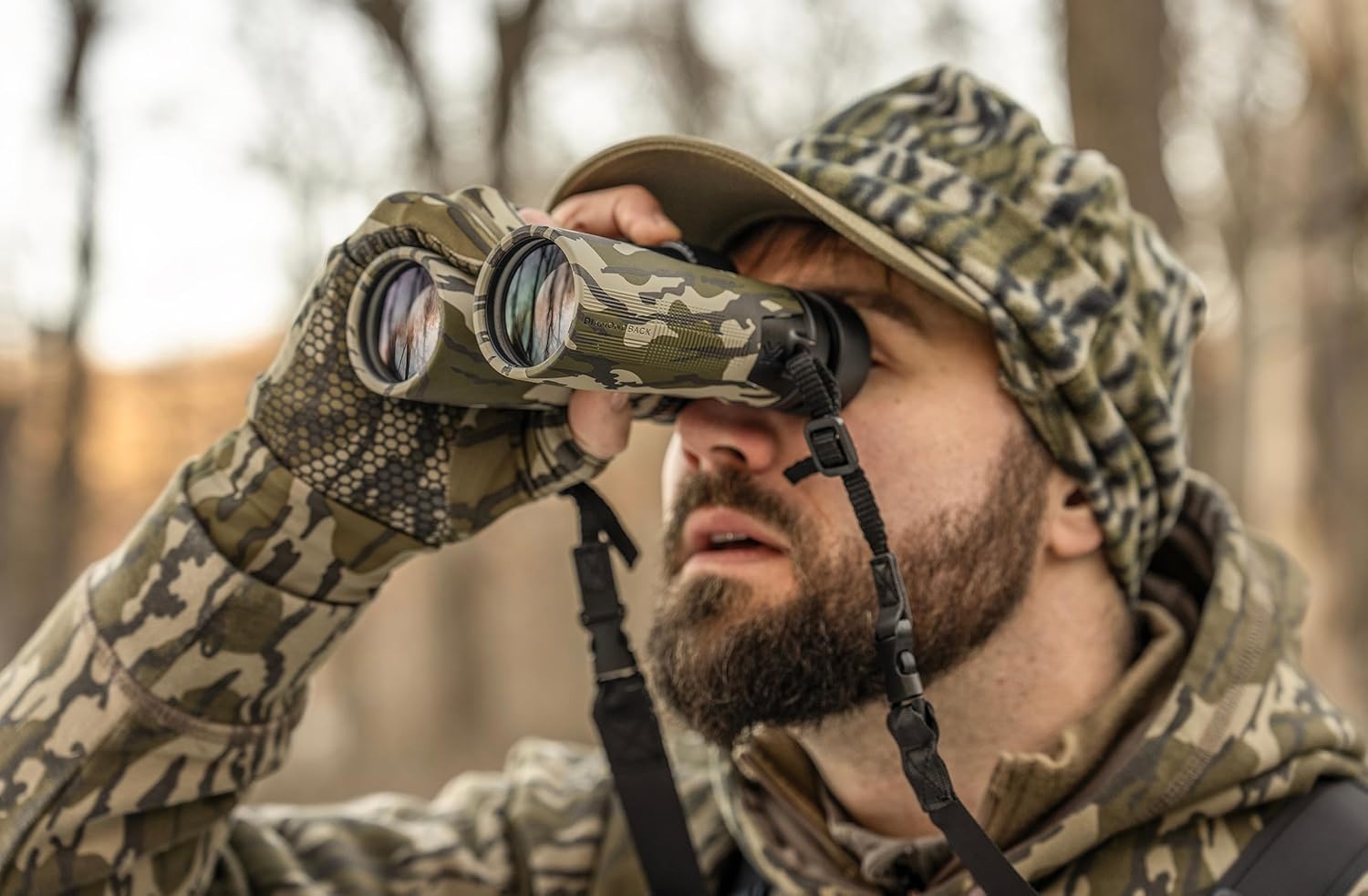 image:imageVortex Diamondback HD 10x42 Binoculars Mossy Oak Bottomland HD Optical System NonSlip Grip Waterproof Fogproof Shockproof Included GlassPak Unlimited Unconditional WarrantyMossy Oak Bottomland