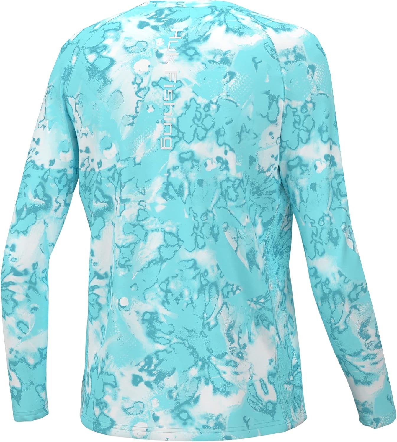 image:imageHUK Kids Pursuit Pattern Long Sleeve Shirt Fishing Shirt for KidsFin Fade Island Paradise