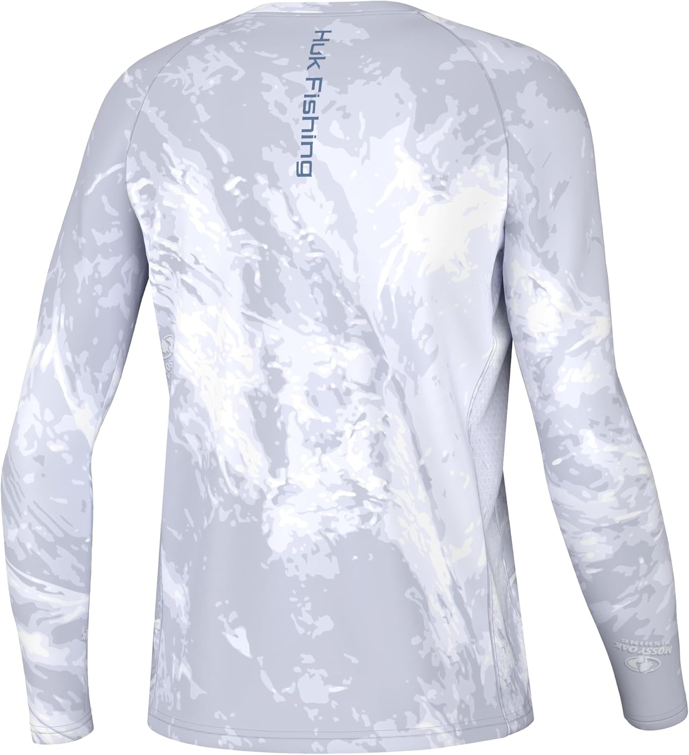 image:imageHUK Kids Pursuit Pattern Long Sleeve Shirt Fishing Shirt for KidsMossy Oak Stormwater Bonefish