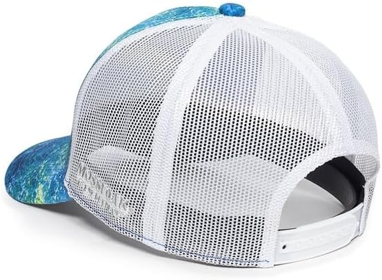 image:imageMossy Oak Elements Coastal Inshore Camo Hat Mid Profile Structured Fishing Cap Mesh Back Adjustable Trucker Style One Size