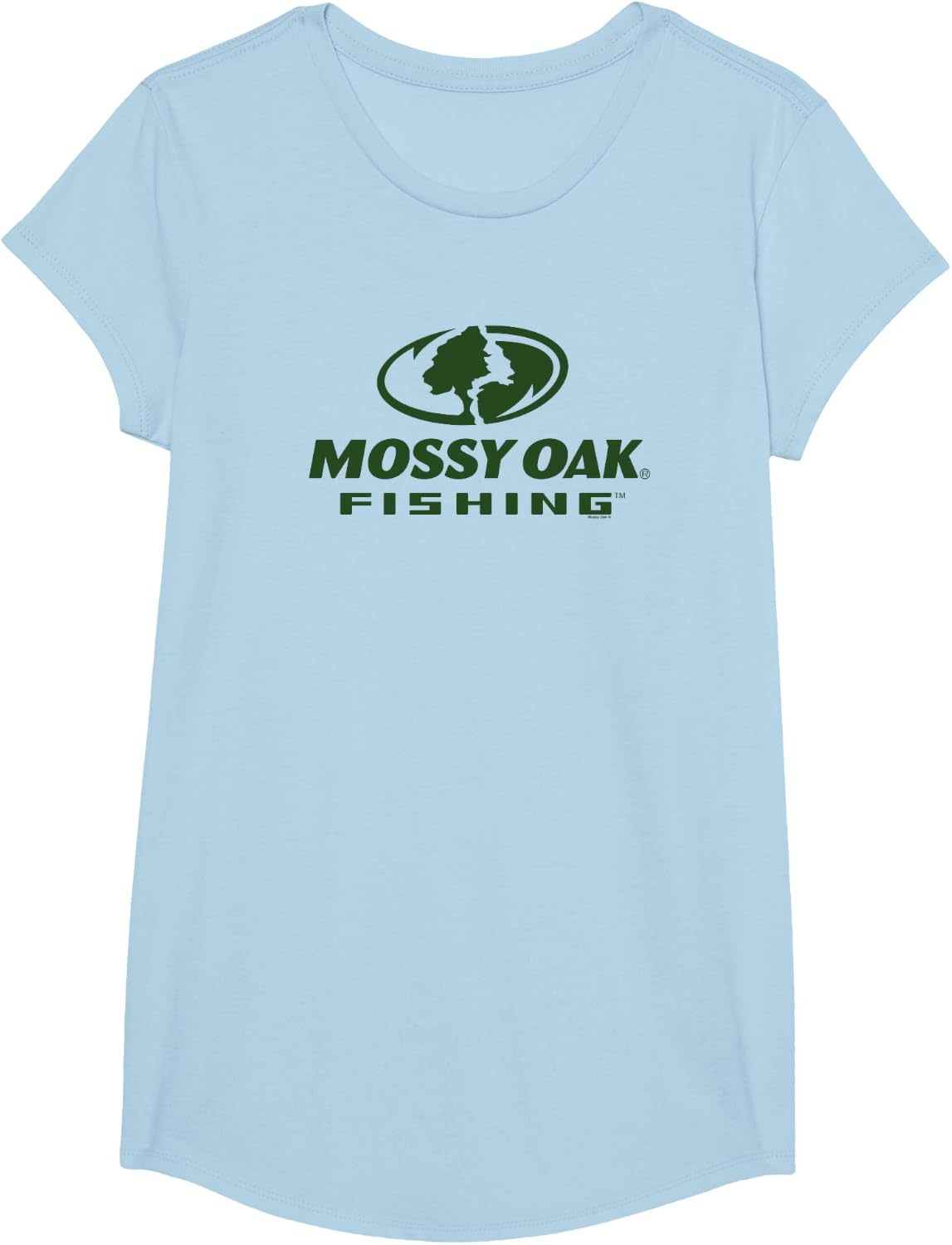 image:imageMossy Oak Fishing Large Green Logo TShirtBaby Blue