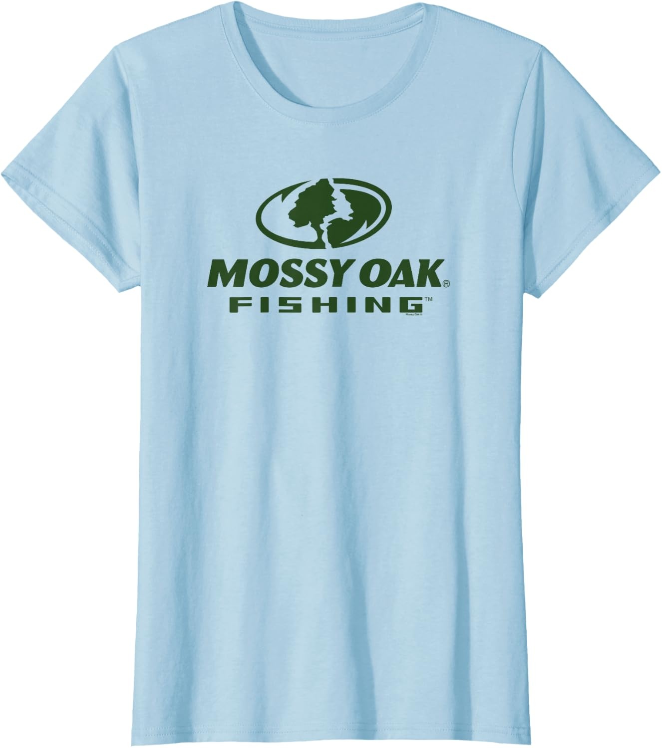 image:imageMossy Oak Fishing Large Green Logo TShirtBaby Blue