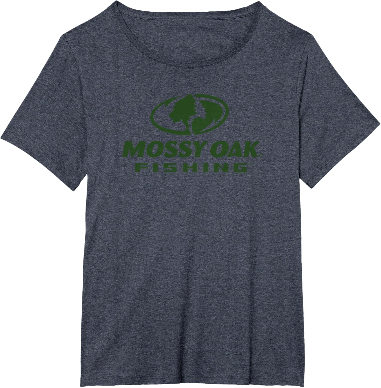 image:imageMossy Oak Fishing Large Green Logo TShirtHeather Blue