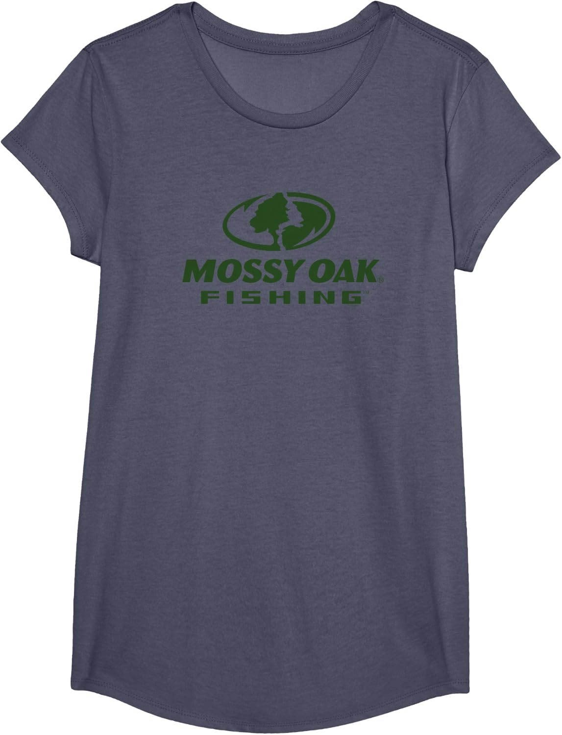 image:imageMossy Oak Fishing Large Green Logo TShirtHeather Blue
