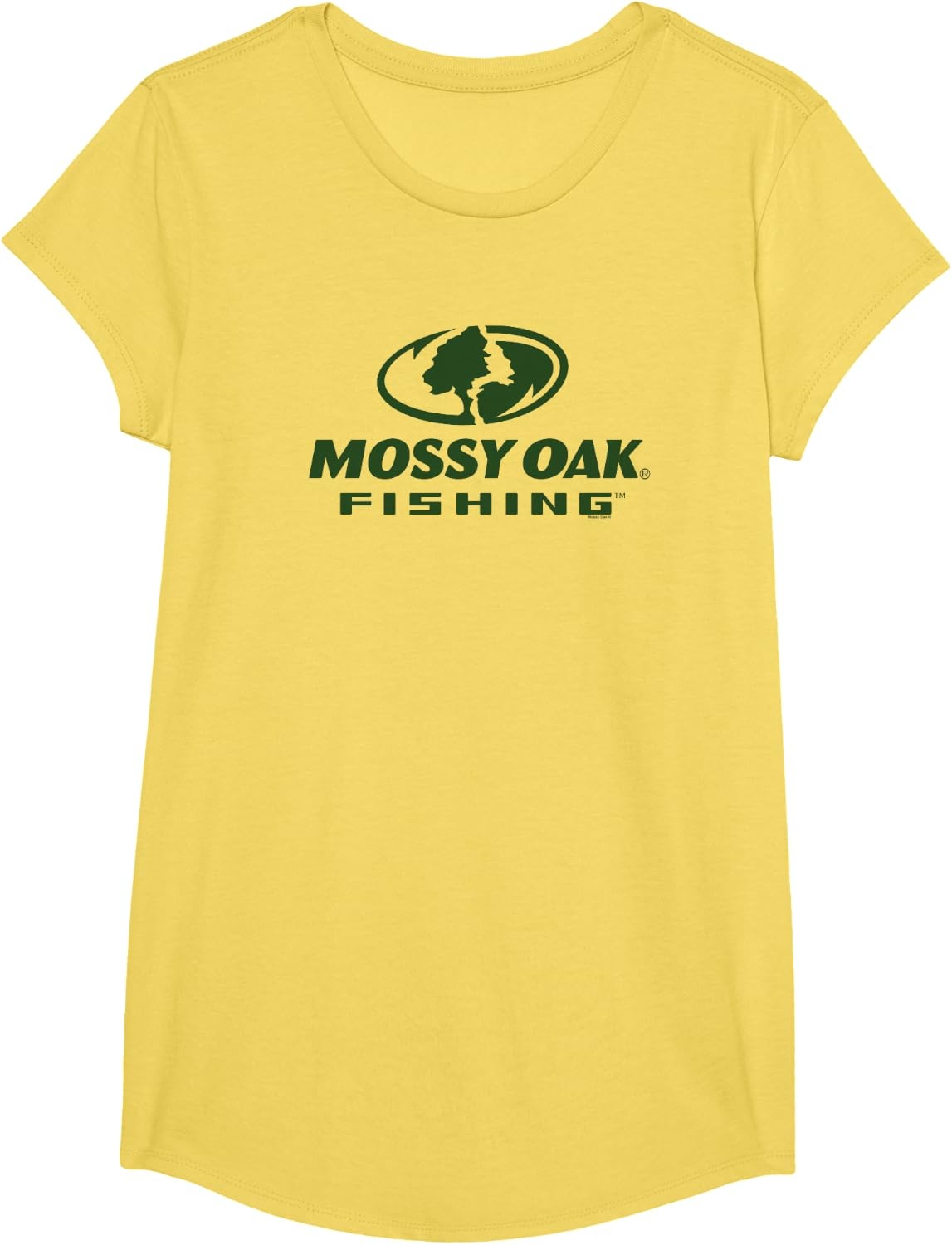 image:imageMossy Oak Fishing Large Green Logo TShirtLemon Yellow
