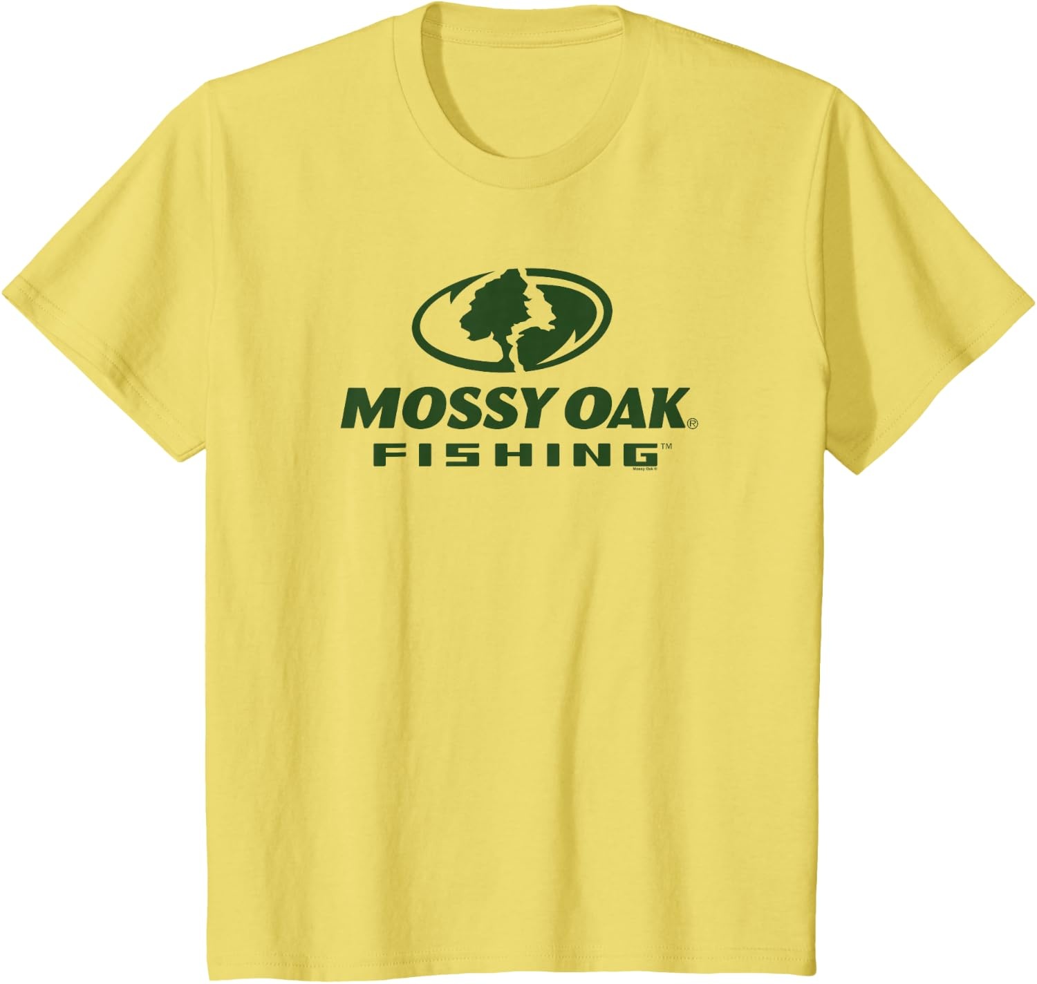 image:imageMossy Oak Fishing Large Green Logo TShirtLemon Yellow