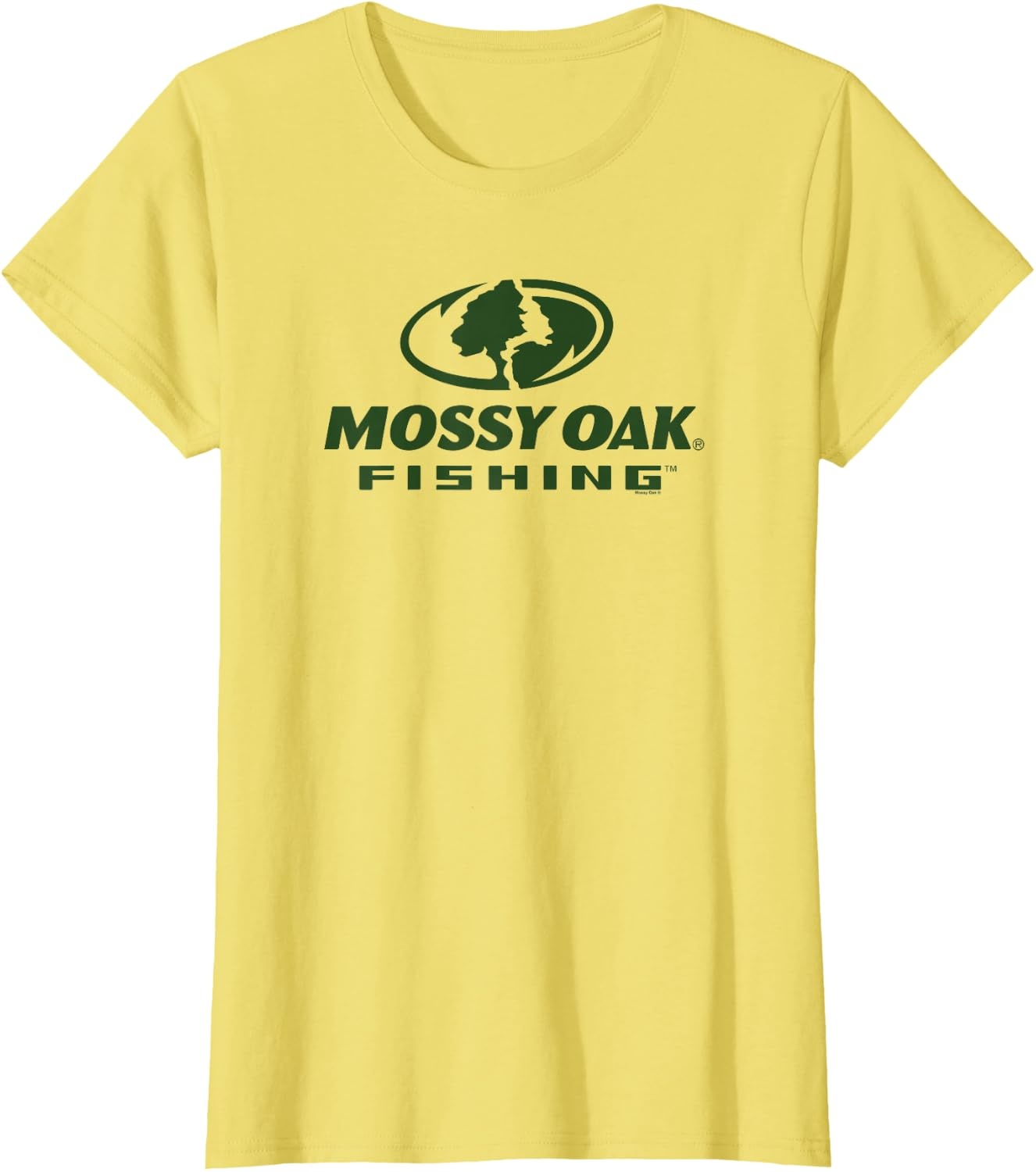 image:imageMossy Oak Fishing Large Green Logo TShirtLemon Yellow