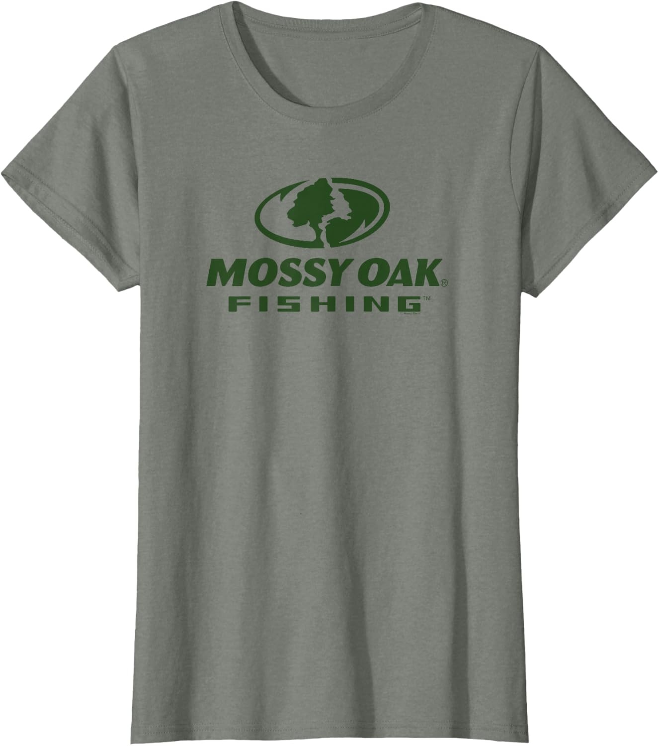 image:imageMossy Oak Fishing Large Green Logo TShirtOlive Heather
