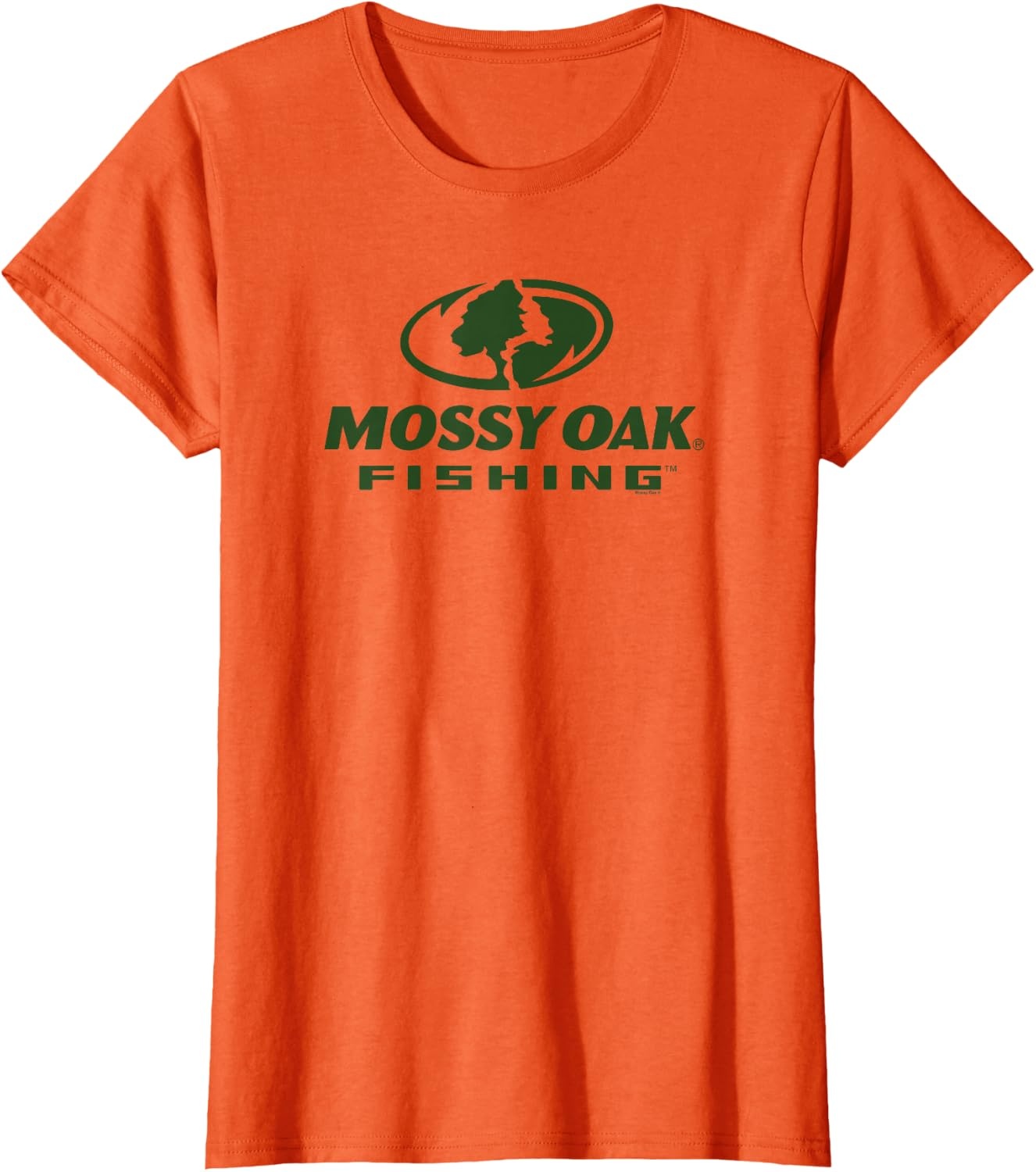 image:imageMossy Oak Fishing Large Green Logo TShirtOrange