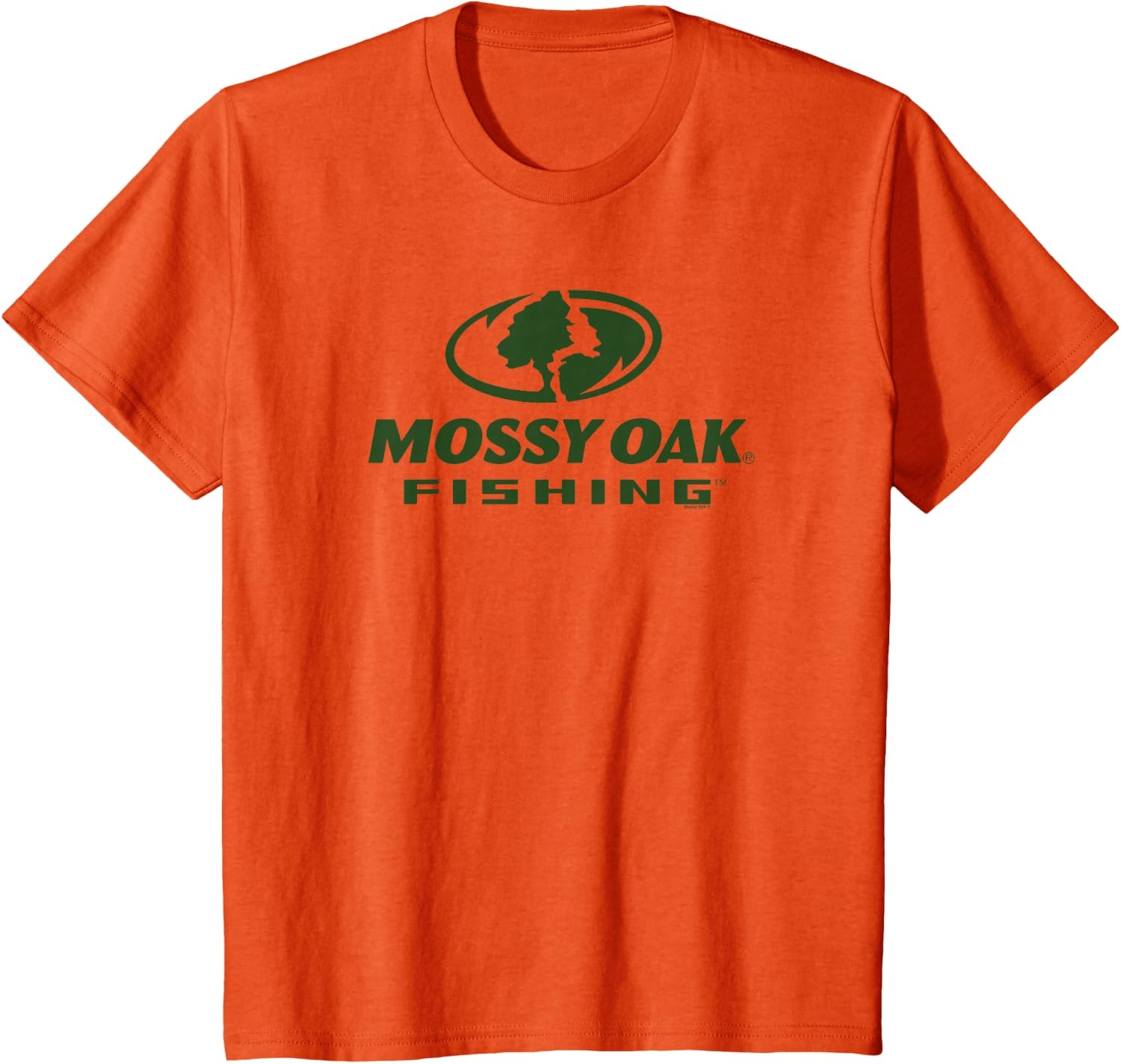 image:imageMossy Oak Fishing Large Green Logo TShirtOrange
