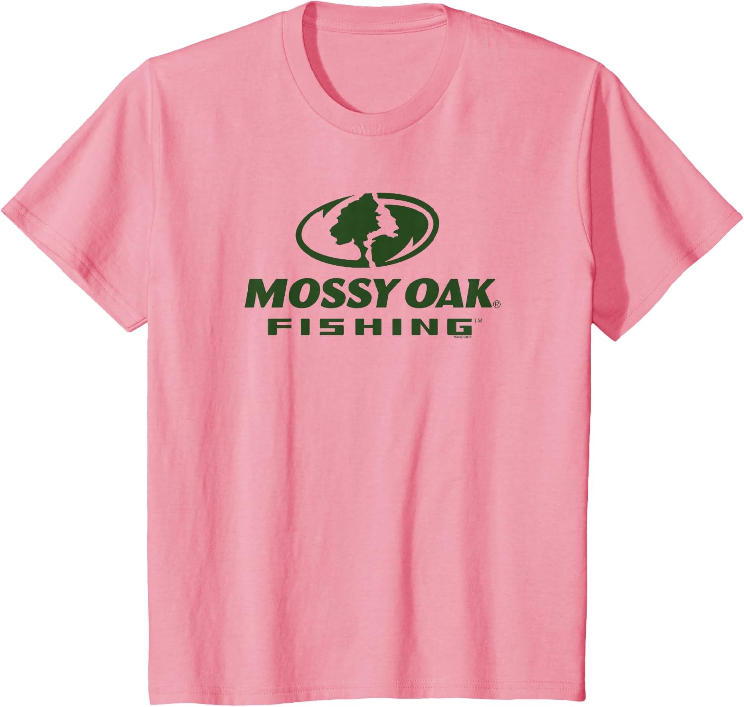 image:imageMossy Oak Fishing Large Green Logo TShirtPink