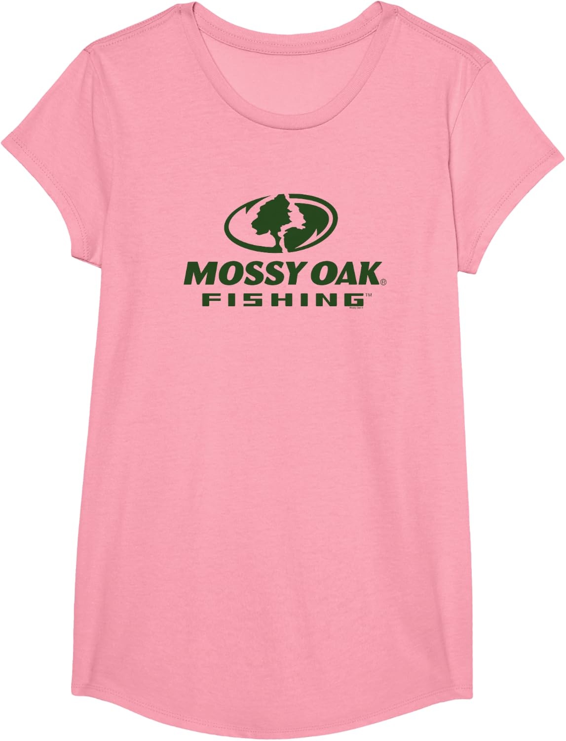 image:imageMossy Oak Fishing Large Green Logo TShirtPink