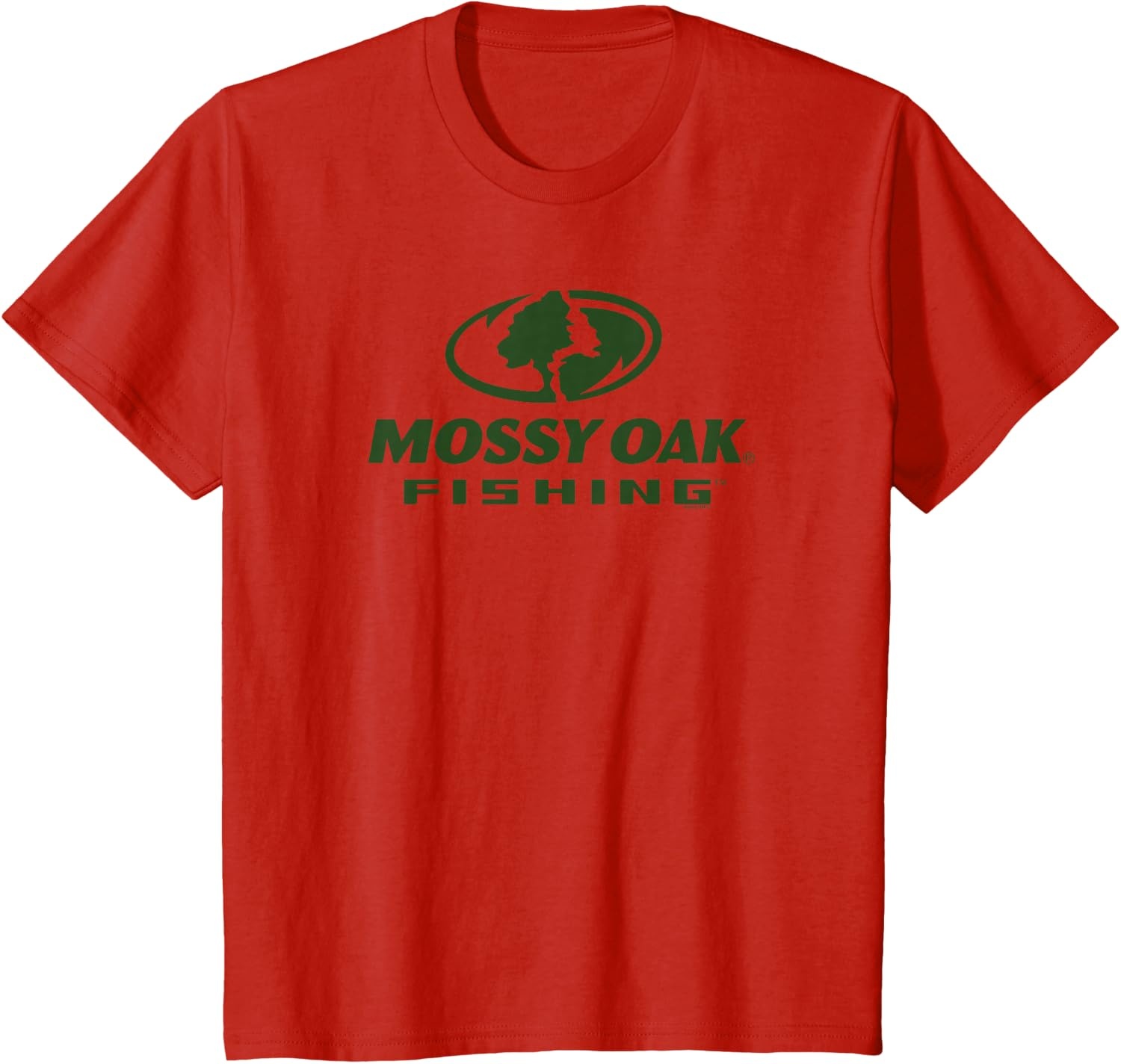 image:imageMossy Oak Fishing Large Green Logo TShirtRed