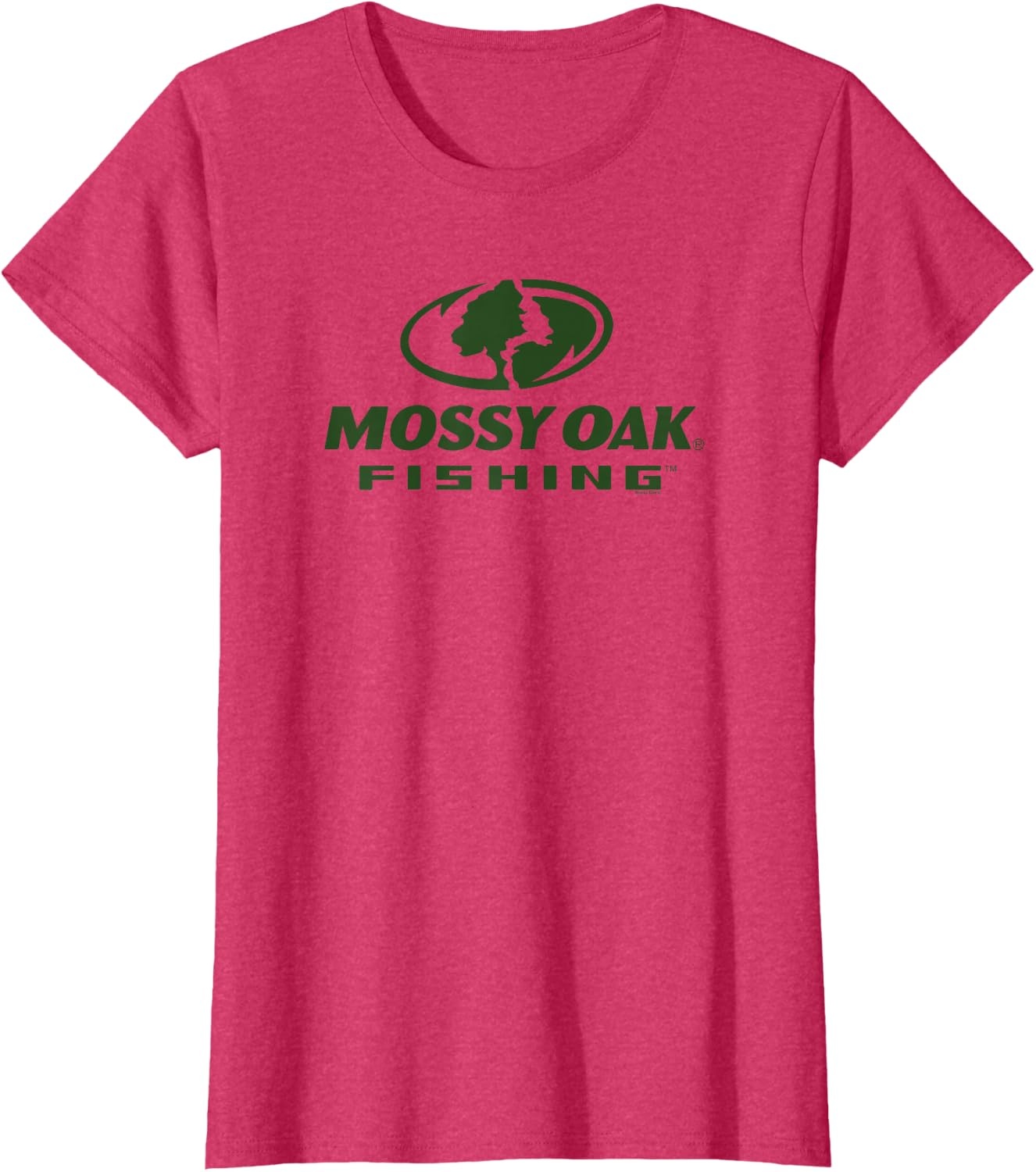 image:imageMossy Oak Fishing Large Green Logo TShirtRed Heather