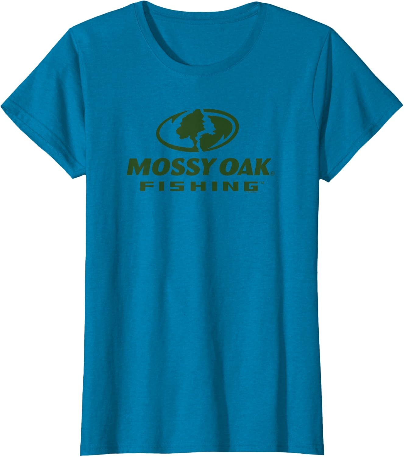 image:imageMossy Oak Fishing Large Green Logo TShirtSapphire Blue