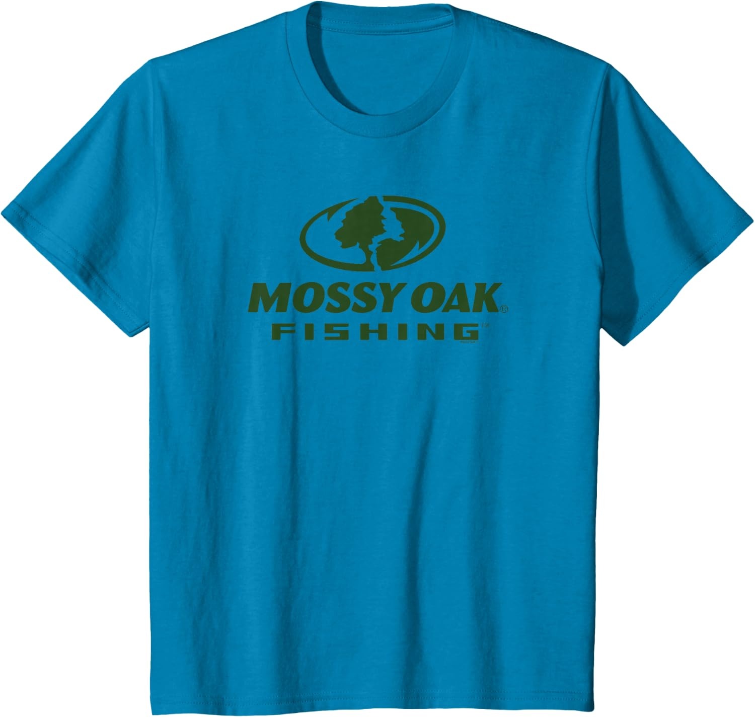 image:imageMossy Oak Fishing Large Green Logo TShirtSapphire Blue