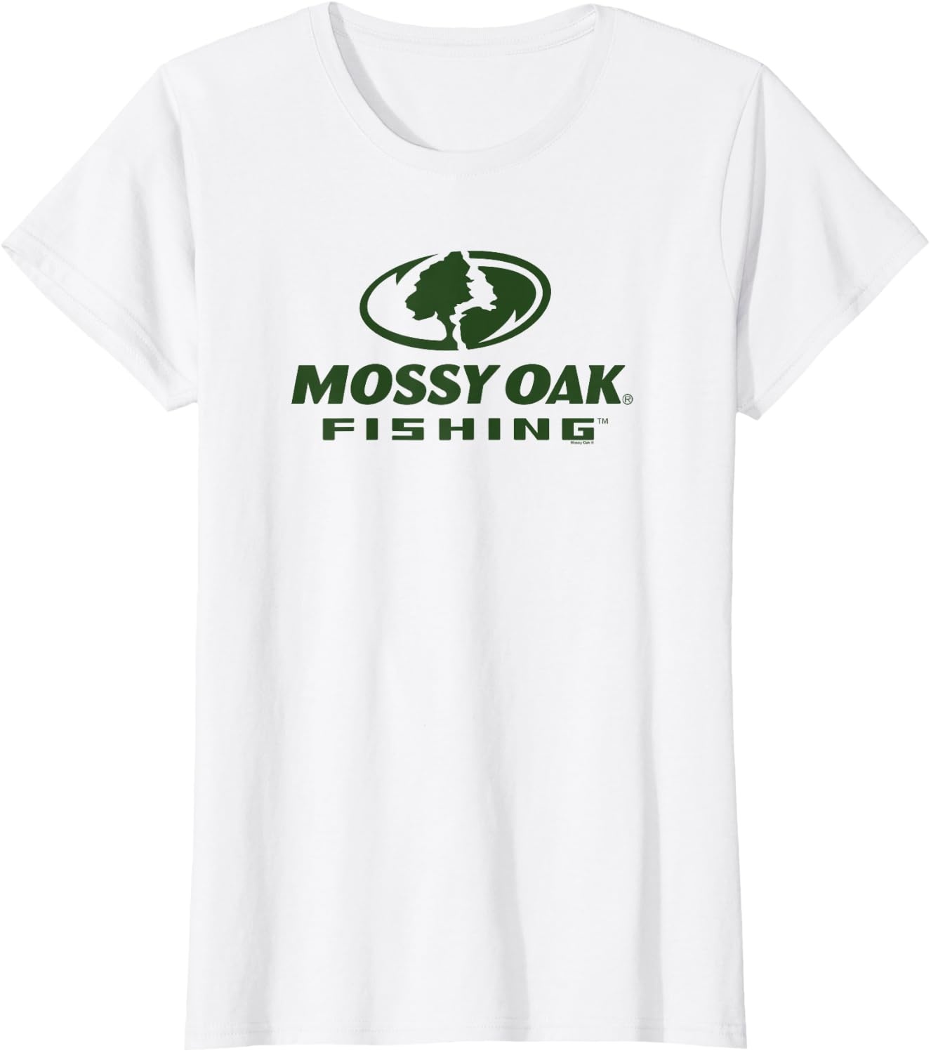 image:imageMossy Oak Fishing Large Green Logo TShirtWhite