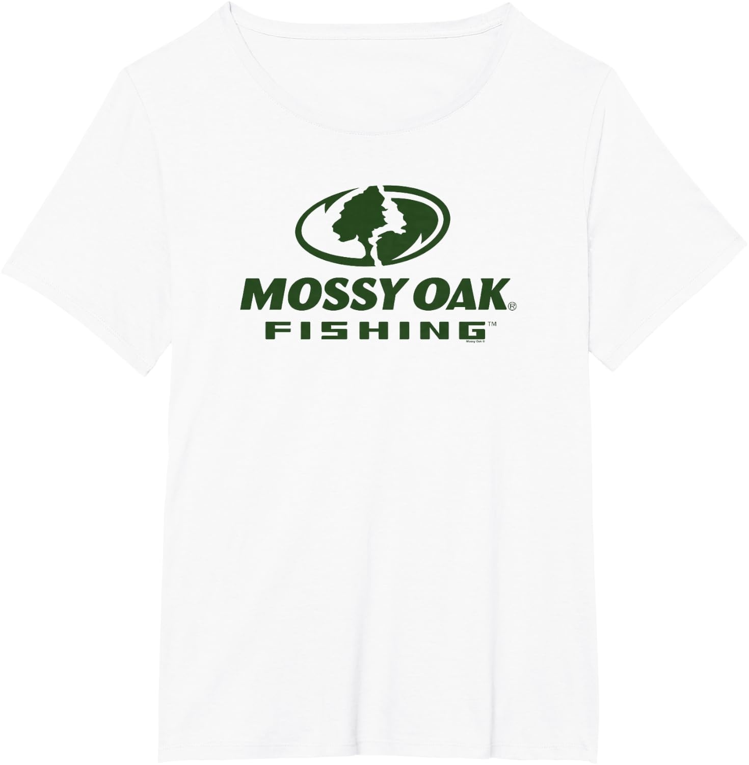 image:imageMossy Oak Fishing Large Green Logo TShirtWhite