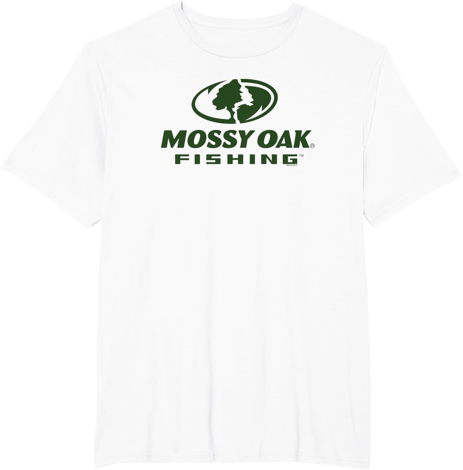 image:imageMossy Oak Fishing Large Green Logo TShirtWhite