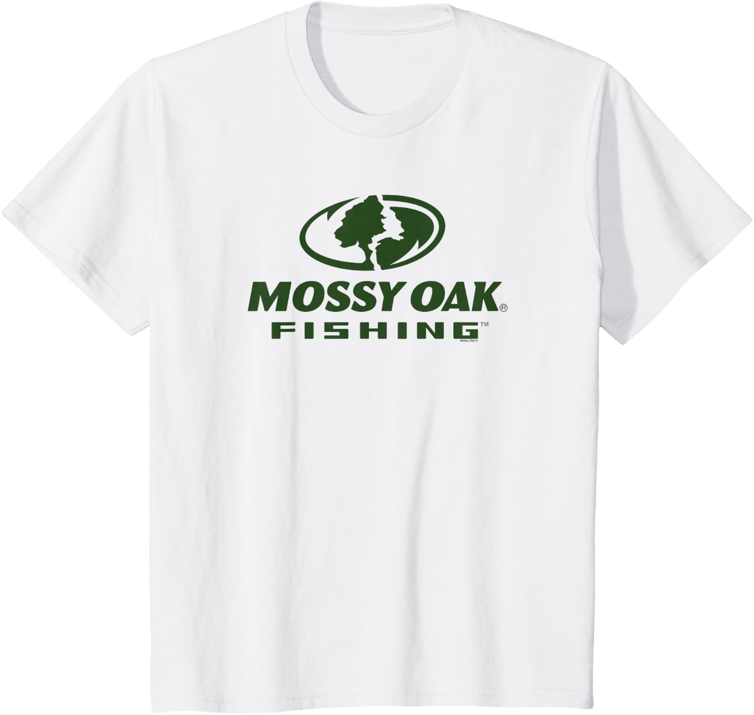 image:imageMossy Oak Fishing Large Green Logo TShirtWhite