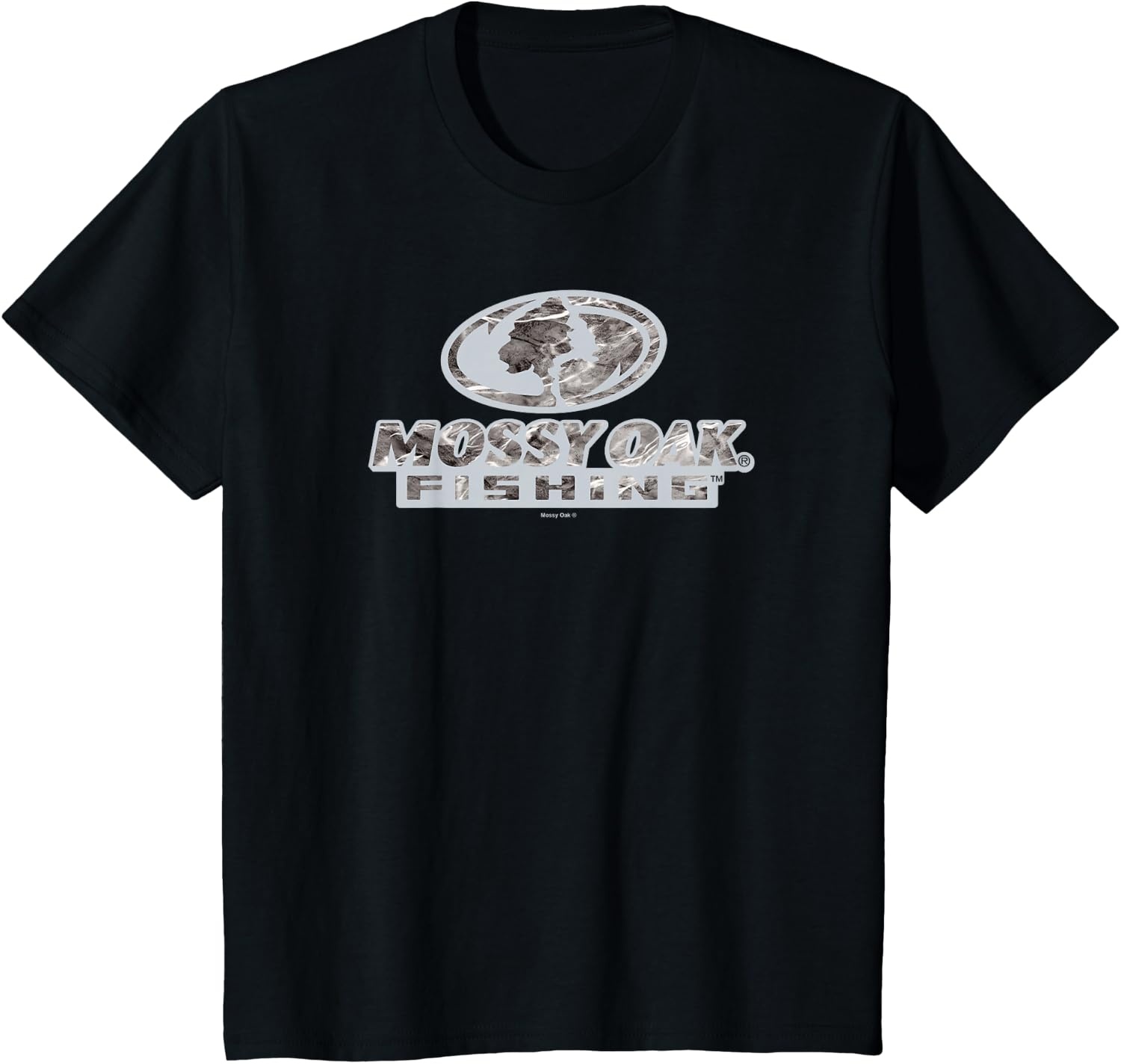 image:imageMossy Oak Fishing Open Water Classic Grey Logo TShirtBlack