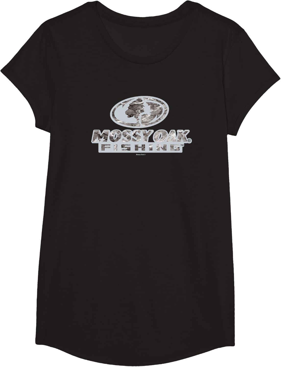 image:imageMossy Oak Fishing Open Water Classic Grey Logo TShirtBlack
