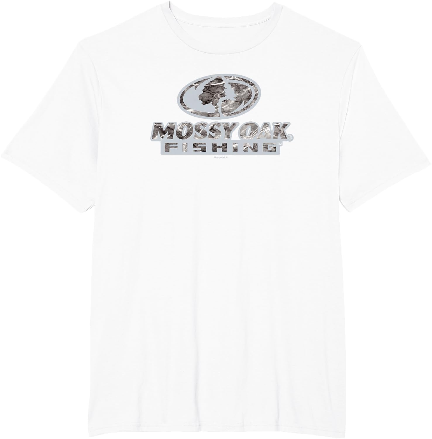 image:imageMossy Oak Fishing Open Water Classic Grey Logo TShirtWhite