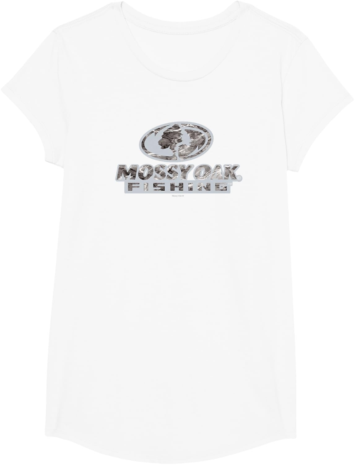 image:imageMossy Oak Fishing Open Water Classic Grey Logo TShirtWhite