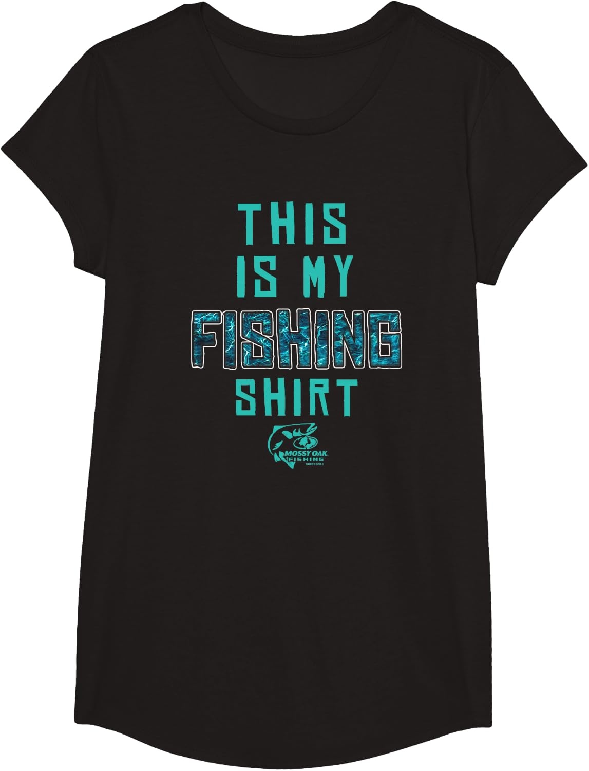 image:imageMossy Oak This Is My Fishing Shirt Open Water Fill Logo TShirtBlack