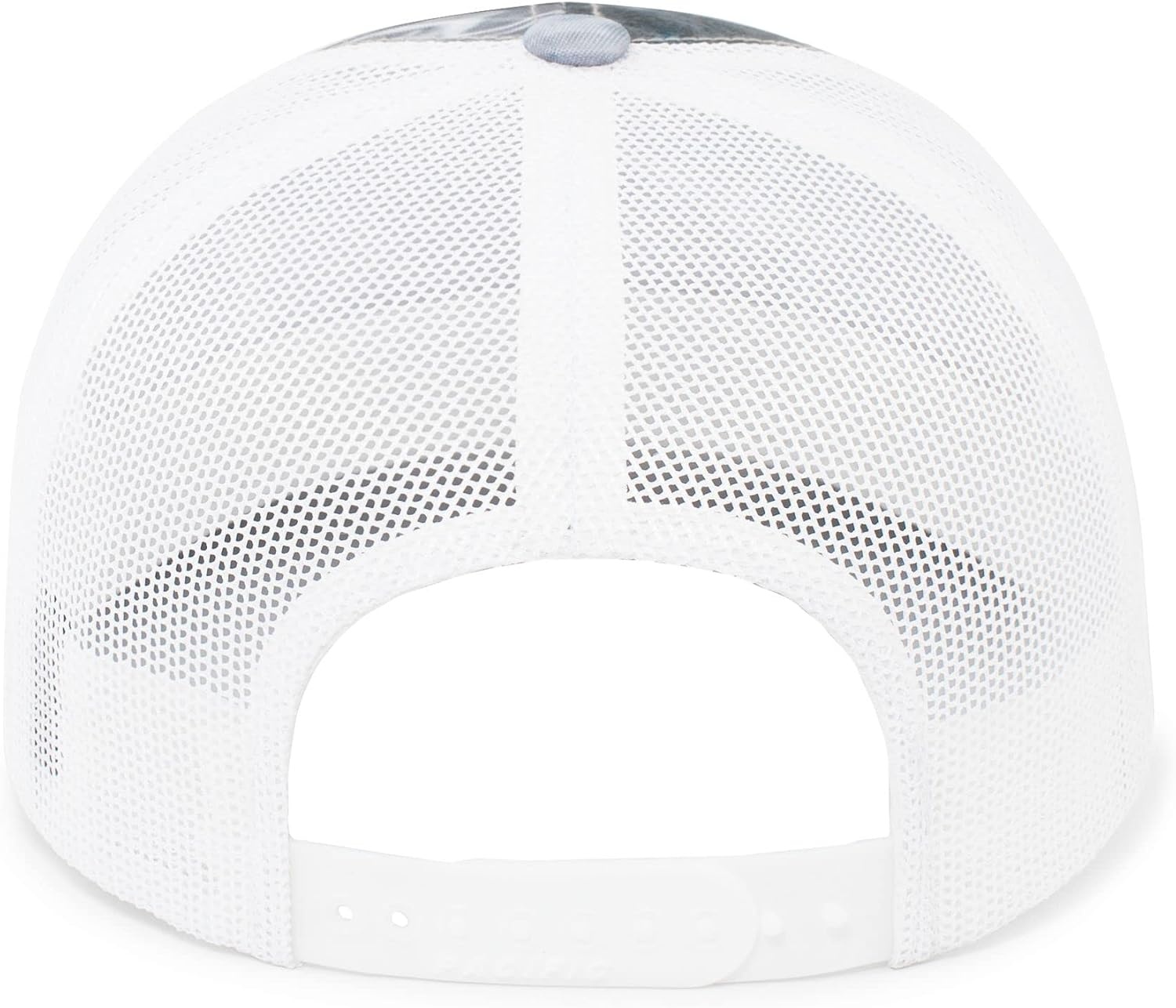 image:imagePacific Headwear Unisex Adult Agua Camo Snapback TruckerElements Agua SteelheadWhite