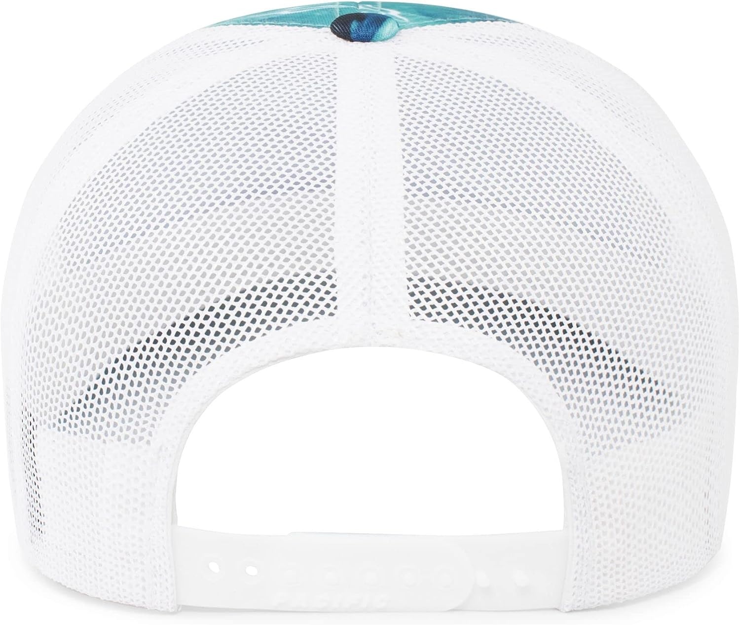 image:imagePacific Headwear Unisex Adult Agua Camo Snapback TruckerWakeform EquatorWhite