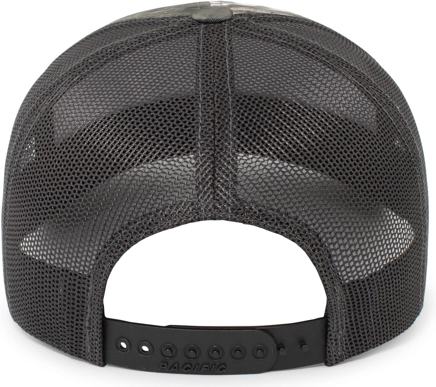 image:imagePacific Headwear Unisex Adult Agua Camo Snapback TruckerWakeform GaleLt Charcoal