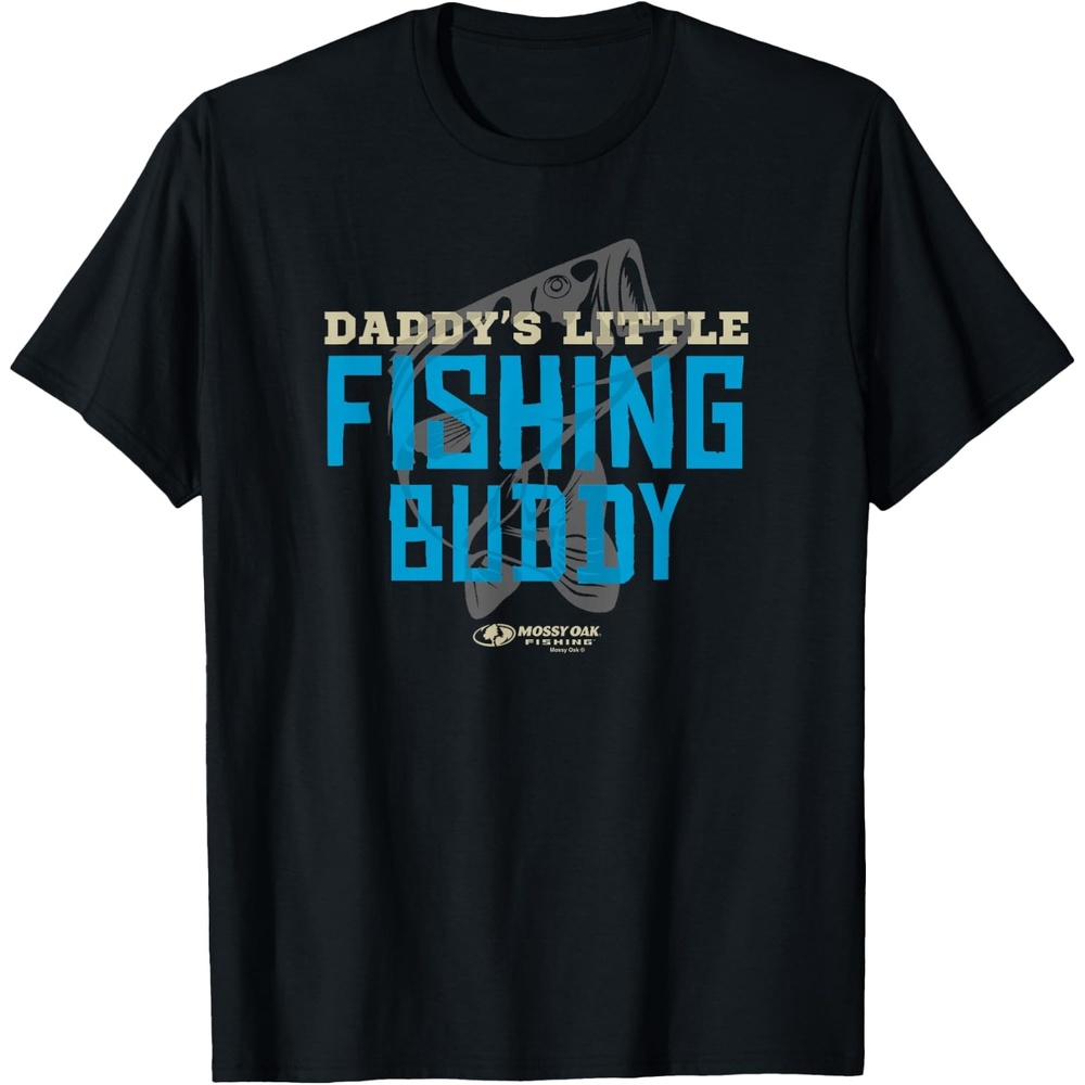 image:imageMossy Oak Daddys Little Fishing Buddy Bass Logo TShirtBlack