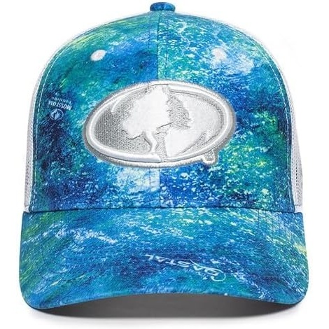 image:imageMossy Oak Elements Coastal Inshore Camo Hat Mid Profile Structured Fishing Cap Mesh Back Adjustable Trucker Style One Size