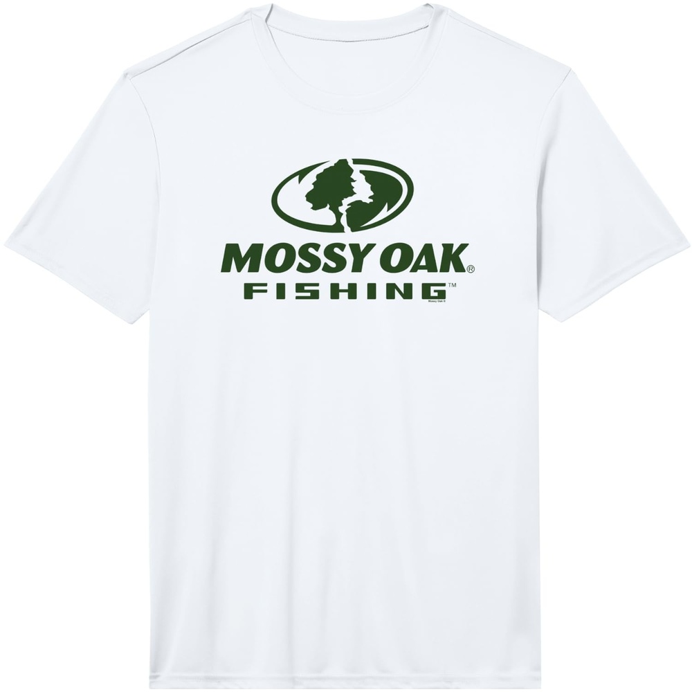 image:imageMossy Oak Fishing Large Green Logo Performance TShirtWhite