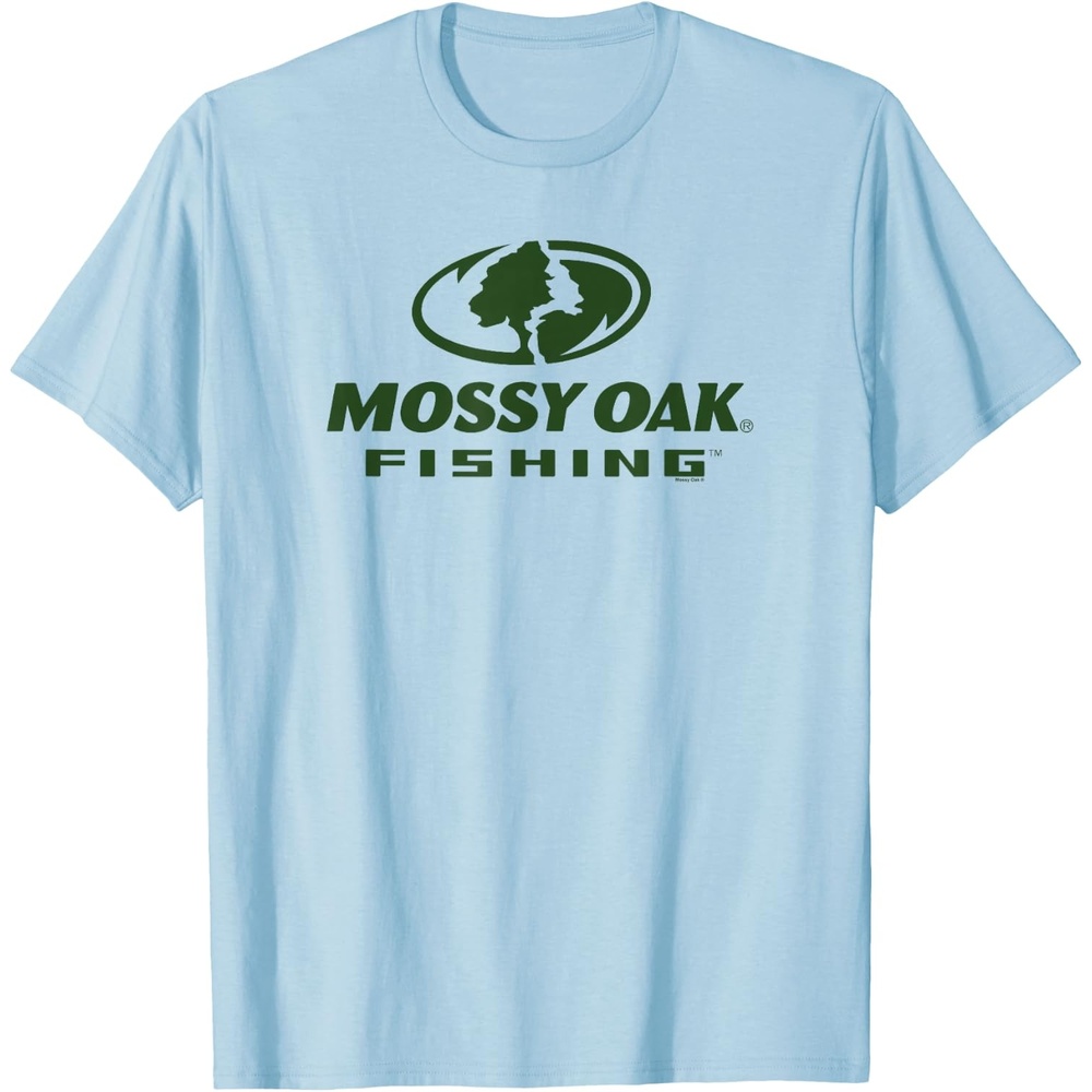 image:imageMossy Oak Fishing Large Green Logo TShirtBaby Blue