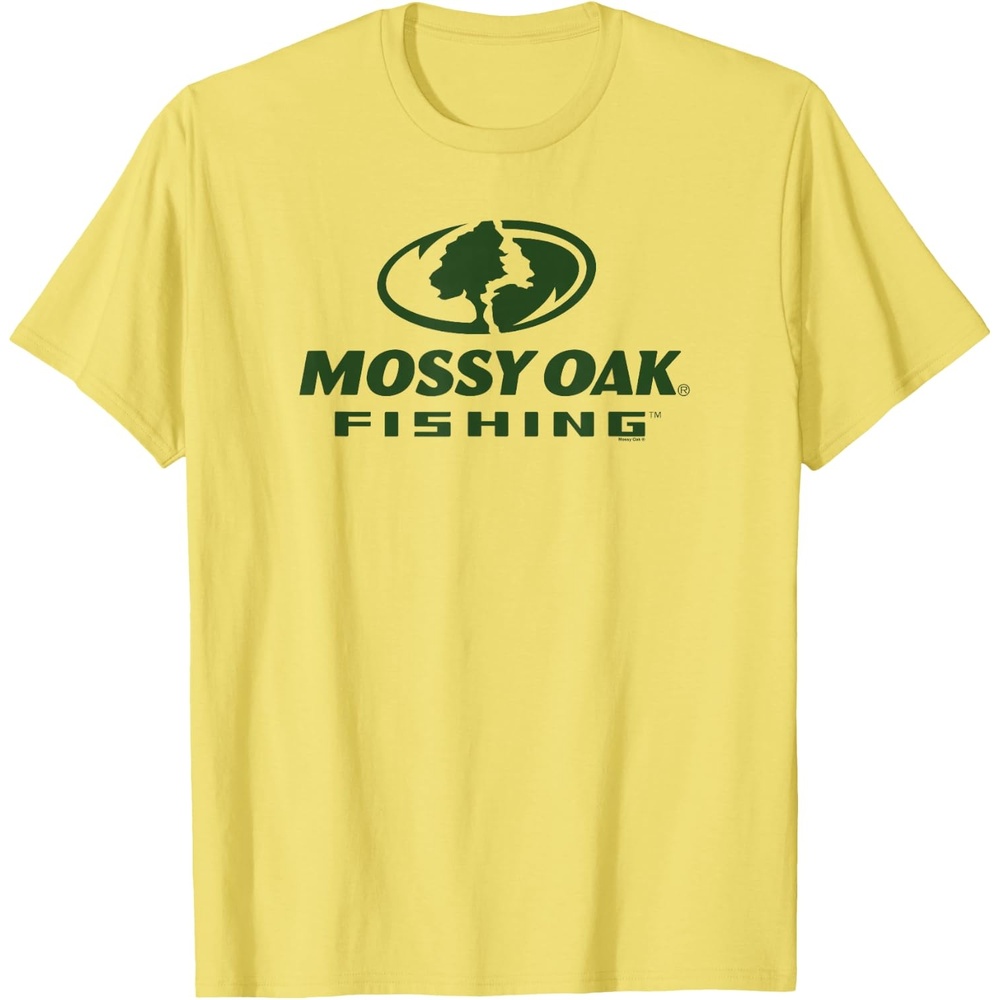 image:imageMossy Oak Fishing Large Green Logo TShirtLemon Yellow