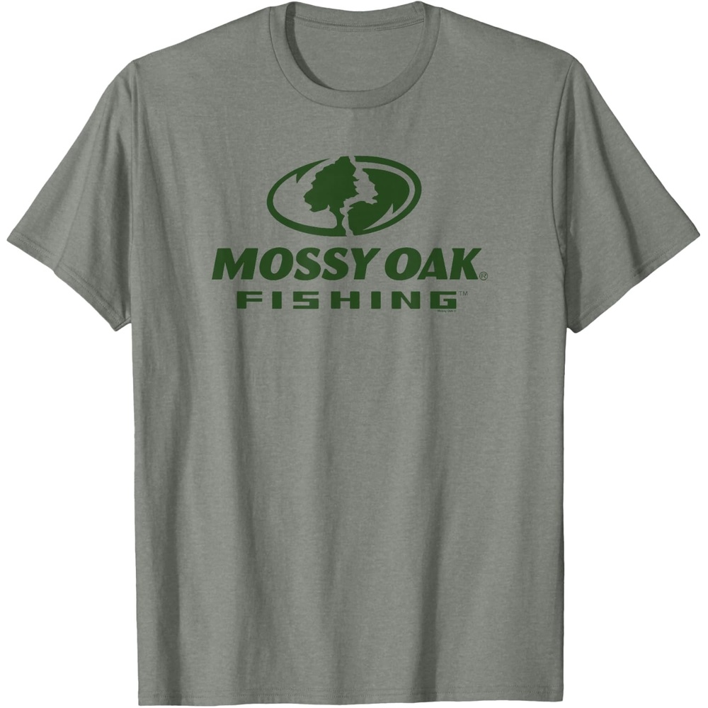 image:imageMossy Oak Fishing Large Green Logo TShirtOlive Heather